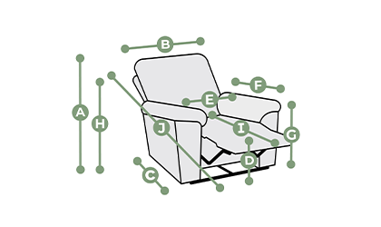 Eastbourne Electric Recliner Armchair Dimensions