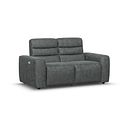 Cohen 2 Seater Electric Recliner in Miller Grey Fabric