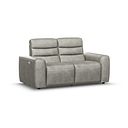 Cohen 2 Seater Electric Recliner in Virgo Platinum Leather