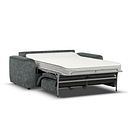 Cohen 3 Seater Sofa Bed in Dapple Grey Fabric