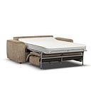 Cohen 3 Seater Sofa Bed in Dapple Taupe Fabric