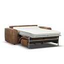 Cohen 3 Seater Sofa Bed in Ranch Brown Fabric