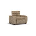 Cohen Electric Recliner Armchair in Dapple Taupe Fabric