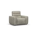 Cohen Electric Recliner Armchair in Miller Taupe Fabric