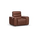 Cohen Electric Recliner Armchair in Virgo Chestnut Leather