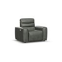 Cohen Electric Recliner Armchair in Virgo Lead Leather