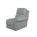 Colorado Right Arm Electric Recliner Module in Santos Steel Fabric