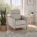 Dylan Armchair in Oxford Beige Fabric
