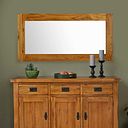 Original Rustic Solid Oak 1200mm x 600mm Wall Mirror