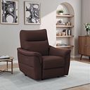 Aldo Recliner Armchair in Chestnut Leather