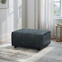 Aldo Storage Footstool in Dexter Shadow Fabric