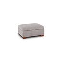 Eastbourne Storage Footstool in Andaz Silver Fabric