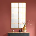 Madeline Metal Wall Mirror - Brass