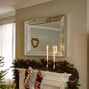 Grace Wall Mirror - Antiqued Silver
