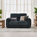 Arabella 2 Seater Power Recliner Sofa in Dexter Shadow Fabric