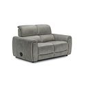 Arabella 2 Seater Power Recliner Sofa with Power Headrest and Speakers in Dexter Stone Fabric