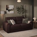 Arabella 3 Seater Power Recliner Sofa in Chestnut Leather