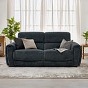 Arabella 3 Seater Power Recliner Sofa in Dexter Shadow Fabric
