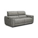 Arabella 3 Seater Power Recliner Sofa in Dexter Stone Fabric