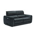 Arabella 3 Seater Power Recliner Sofa with Power Headrest and Speakers in Dexter Shadow Fabric