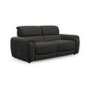 Arabella 3 Seater Power Recliner Sofa with Power Headrest and Speakers in Storm Leather