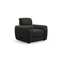 Arabella Power Recliner Armchair with Power Headrest and Speakers in Storm Leather