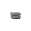 Arabella Storage Footstool in Dexter Stone Fabric