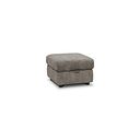 Arabella Storage Footstool in Marble Mink Fabric