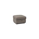 Arabella Storage Footstool in Oyster Leather