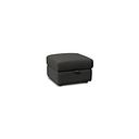 Arabella Storage Footstool in Storm Leather