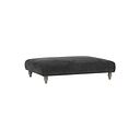 Ashby Footstool in Anthracite fabric