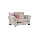 Ashby Pillow Back Loveseat in Ivory fabric