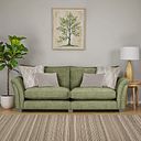 Ashby 4 Seater High Back Sofa in Olive fabric