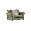 Ashby Pillow Back Loveseat in Olive fabric