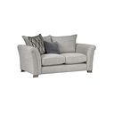 Ashby 2 Seater High Back Sofa in Silver fabric