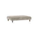 Ashby Footstool in Stone fabric