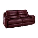 Austin 3 Seater Sofa in Burgundy Leather