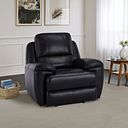 Austin Armchair in Black Leather