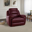 Austin Armchair in Burgundy Leather