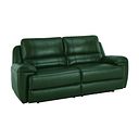 Austin 3 Seater Sofa in Green Leather