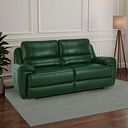 Austin 3 Seater Sofa in Green Leather