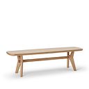 Bentley Natural Solid Oak Bench
