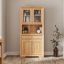Bevel Natural Solid Oak Small Dresser