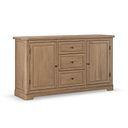 Brennan Antique Finish Solid Oak Large Sideboard