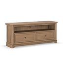 Brennan Antique Finish Solid Oak Large TV Unit
