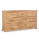 Brennan Natural Solid Oak 3+4 Chest of Drawers