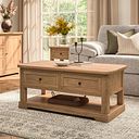 Brennan Natural Solid Oak Coffee Table