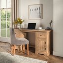 Brennan Natural Solid Oak Computer Desk