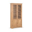 Brennan Natural Solid Oak Glazed Display Cabinet