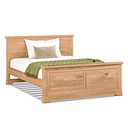 Brennan Natural Solid Oak King-size Bed